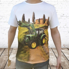 Trekker shirt heren met John Deere 2