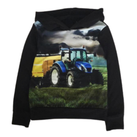 Hoodie met trekker en kar maat 86/92
