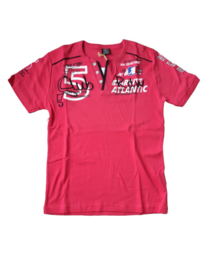 Heren t-shirt Club 5 roze