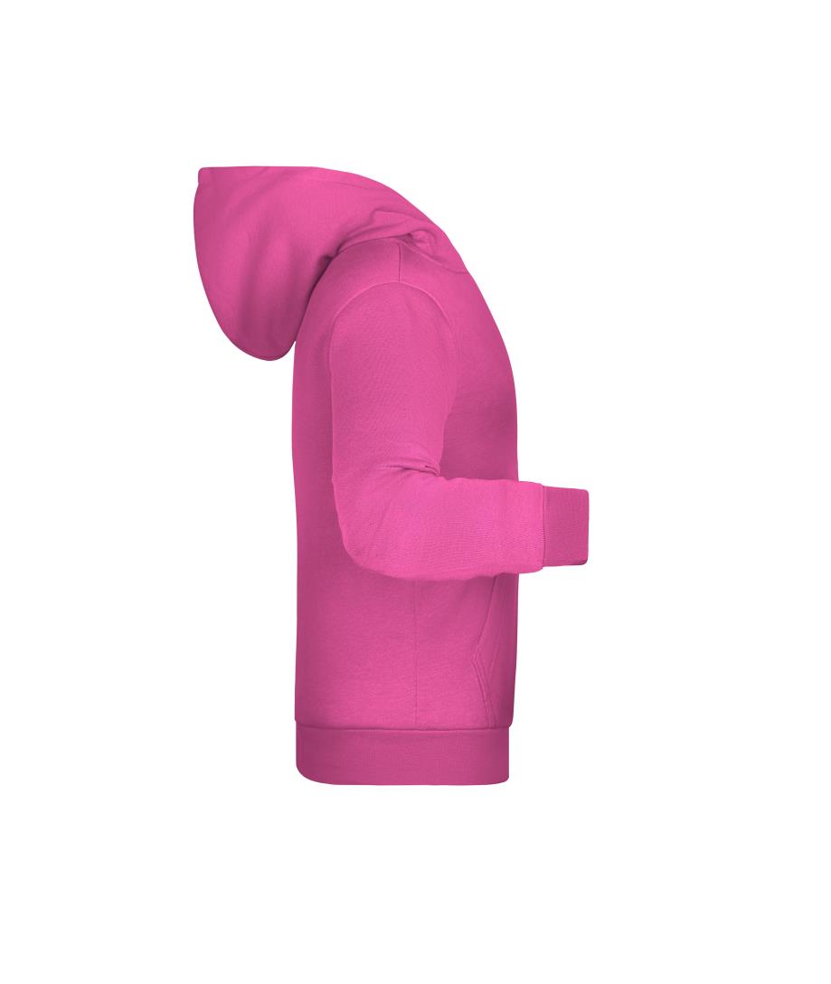 Kinder hoodie met 3 paarden roze