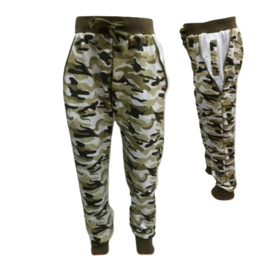 Jongens camouflage broek  groen