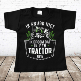 Trekker shirt ik snurk niet baby