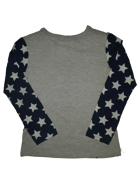 Longsleeve met sterren grijs