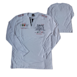 Heren shirt DNM Style wit maat 5XL