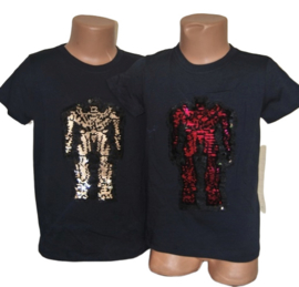 Jongens T-shirt robot marine