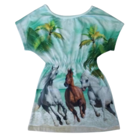 Paarden jurk beach mint