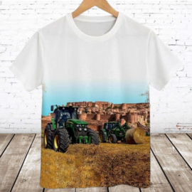 Trekker shirt heren met John Deere