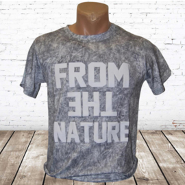 Kinder tshirt Nature grijs 6