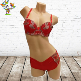 Lingerie  set B en C Cup 2597 rood