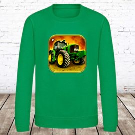 Kinder trui John Deere groen