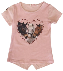 Paarden shirt hart