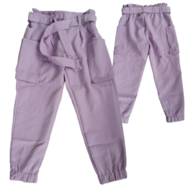 Lila meisjes broek