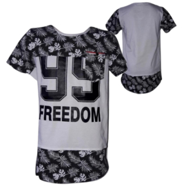 Longshirt Freedom 99 wit