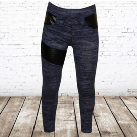 Meisjes joggingbroek blauw