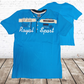 T shirt Royal sports blauw