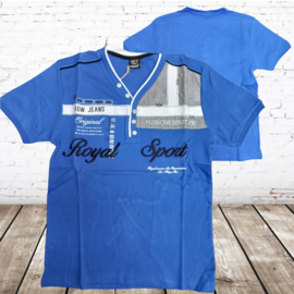 Heren shirt Royal sport blauw