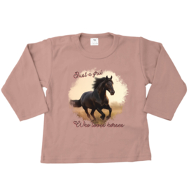 Baby shirt met paard