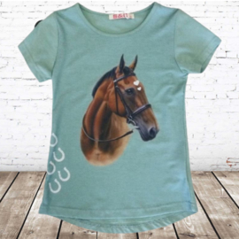 Paarden shirt mint