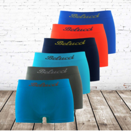 Boxershorts jongens Belucci effen