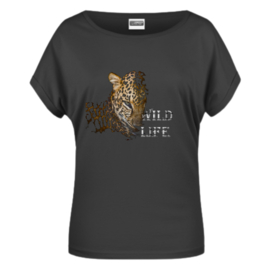 Dames T-shirt Panter Wild life