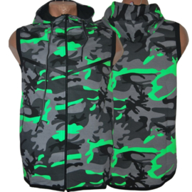 bodywarmer army groen