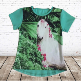 t-shirt met paard mint