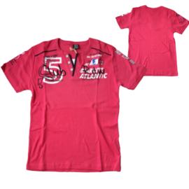 Heren t-shirt Club 5 roze