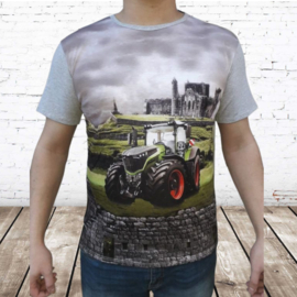 Grijs trekker shirt heren met Fendt