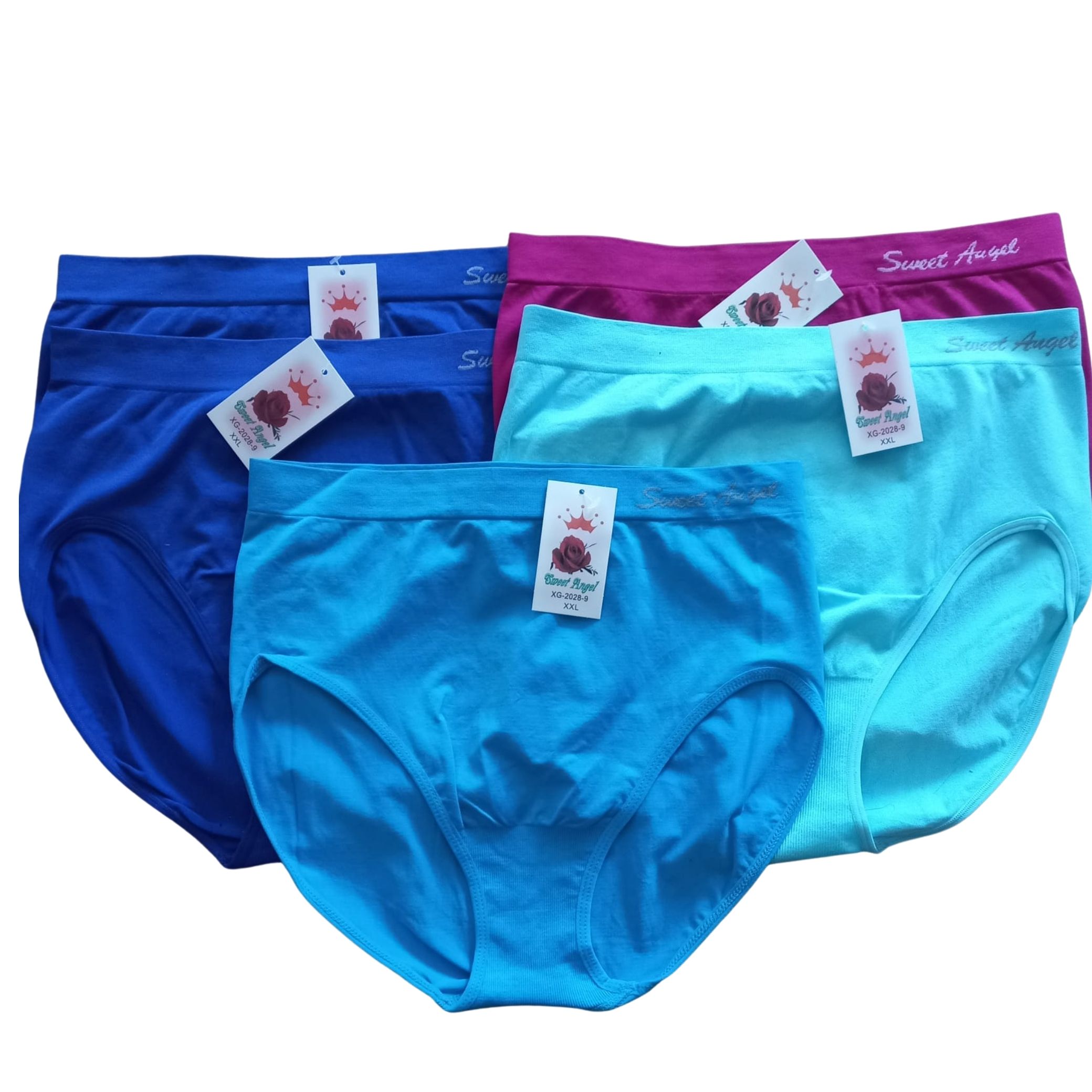 Sweet Angel Dames slips hoge taille 5-pak maat XXL