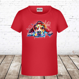 Meisjes shirt dog