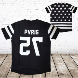 Heren shirt Paris zwart spiegelbeeld