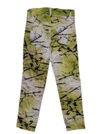 Groene meisjes broek met strepen