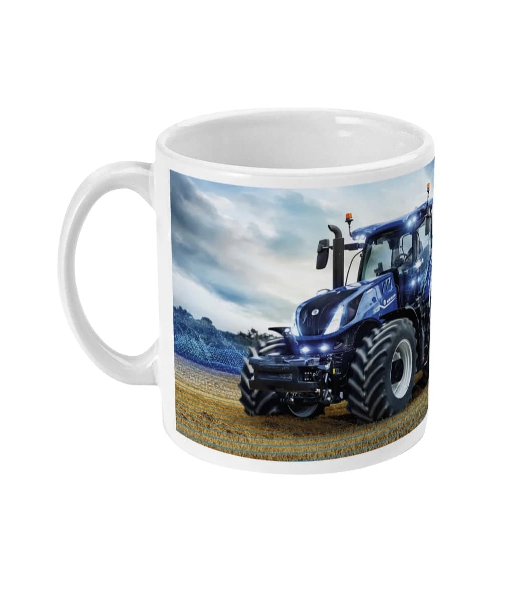 Mok met New Holland tractor