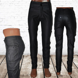 wax broek grijs