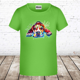 Meisjes shirt dog