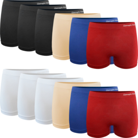 Gianvaglia naadloze dames boxershort hoog model kleur