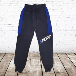 Jongens joggingbroek blauw sport