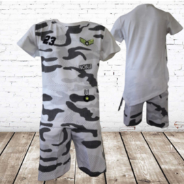 Army set jongen wit 98/104