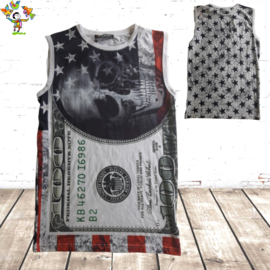 Mouwloos heren shirt Dollar