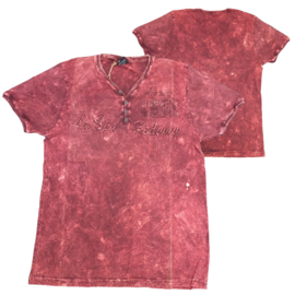 T shirt La spa rood