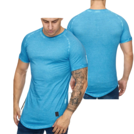 Heren t shirt blauw 9012 S