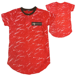 Rood jongens t shirt