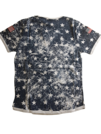 Heren t-shirt Ster blauw