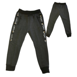 Jongens joggingbroek sport grijs