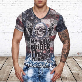 Heren shirt my gun