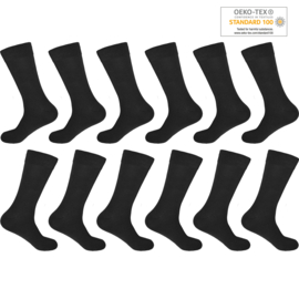 Gianvaglia zwarte heren sokken SK-201 12 paar