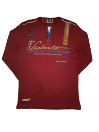 Longsleeve Violento Bordeaux rood