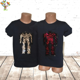 Jongens T-shirt robot marine