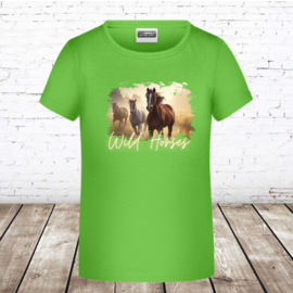 Paarden shirt wild horses