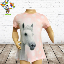 T-shirt paard stip 2